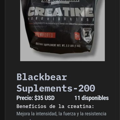 Creatinas blakbear 200 servicios - Img 118296333