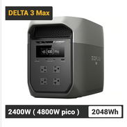 EcoFlow DELTA 3 Max Con 2048Wh, 2400W - Pico 4800W,Carga Rápida y Batería LiFePO Estación de Energía Portátil - 1315 USD - Img 54500398
