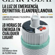 Lámpara en forma de bombillo recargable - Img 57263565