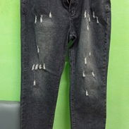 Pantalón de Hombre de mezclilla negro. Elastizado. Nuevo. Talla XL - Img 54108703