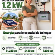 Perico: lo básico de la casa con sol, kit 1.2 kW instalado a 1,750 USD - Img 58165142