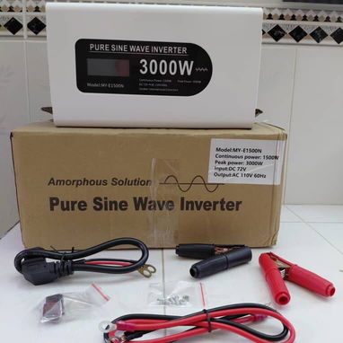 Inversores de 3000w y 4000w y 72v para dar corriente a tu casa con tu moto. Nuevo en caja. Mensajería opcional - 2/2
