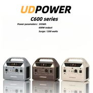 Estaciones de 600watts nominal y 1200 watts pico. Tiene entrada solar de 240watts. Tiene linterna, 2 puertos de 110volt - Img 57911609