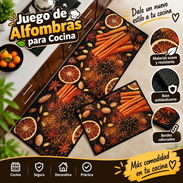 Alfombras de cocina Set de 2 piezas en 5500cup( Medidas: Chica: 40x60cm Grande: 40x120cm ) - Img 58093525