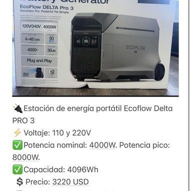 🔋 ESTACIONES DE ENERGÍA ECOFLOW ✨ Nuevas | 🚚 Entrega inmediata - 8/8