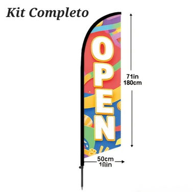 Kit completo Banderola y Asta - 4/7