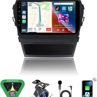 Radiost eéreo de coche Android 15 de 2+32 GB para Hyundai Santa Fe 2012-2018 - 9 pulgadas - 2/2