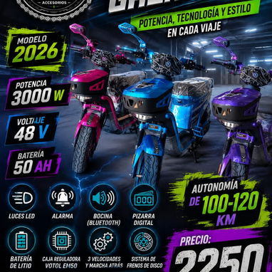 moto eléctrica, bicimoto, moto de combustión, bicicleta eléctrica, patineta eléctrica, triciclo y accesorios - Img 123561161