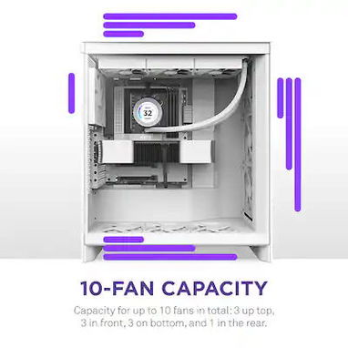 Chasis NZXT H7 Flow Mid-Tower ATX PC Blanco - Img 123415362