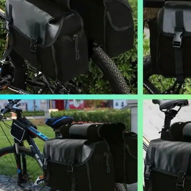 Para cargar en las motos y bicicletas, bolsas laterales en las fotos sus medidas nuevas en su estuche - Img 123962716