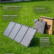 Panel solar bifacial para Ecoflow portátil y plegable. - Img 55859957
