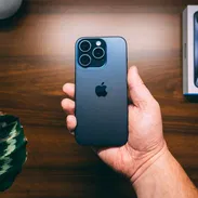 iphone 15 pro-128gb-88%bat-(esim(x r sim)(adaptacion de sim incluida)(impecable)(cover-mica y cargador) -azul💙 - Img 55097438