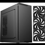 GABINETE DIYPC S05-BK|3 PUERTOS USB(USB 3.0/2 USB 2.0) + A.F|3 FANES(120mm)|2 HDD + 2 SSD|EN CAJA-NUEVOS!!_53849890_ - Img 45375493