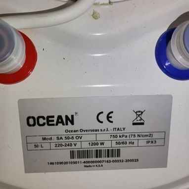 🔥 CALENTADORES ELÉCTRICOS OCEAN 50L y 80L 🔥 - 3/4