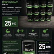 💥 CREATINA OPTIMUM NUTRITION (ON) 60 servicios 💥  ✅ 100% ORIGINAL ✅ Marca líder mundial ✅ Incrementa fuerza y rendimie - Img 57699571