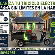 Servicio de instalación de panel solar a triciclo eléctrico - Img 57268322
