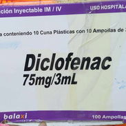 Diclofenaco inyectable en ampulas 75mg/3ml importado - Img 50325773