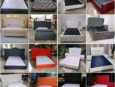 Se hacen camas tapizadas en vinil a su gusto y medida - Img main-image