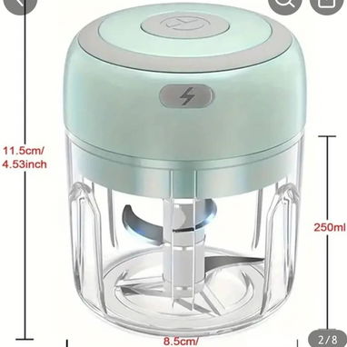 Mini picadora de especias y alimentos recargable - Img 123426370