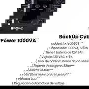 BackUp CyberPower 1000VA. Nuevo - Img 50008946