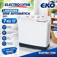 Lavadora semiautomática eko 7kg - Img 58039784