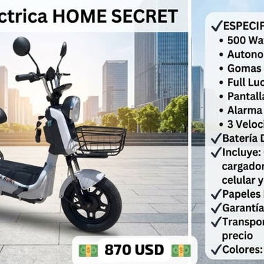 ⚡🛵 ¡BICICLETAS, BICIMOTOS Y MOTOS ELÉCTRICAS! 🚲🏍️ - Img 124502884