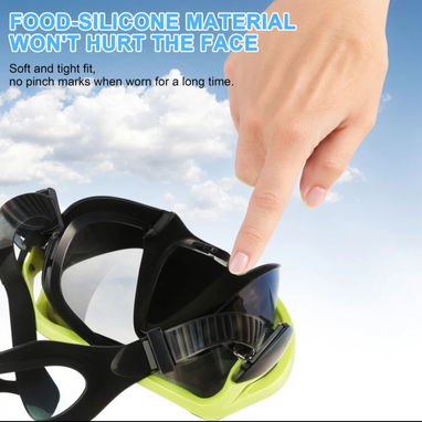 Máscaras de bucear un vidrio panorámico y Snorkel - Img 113139229