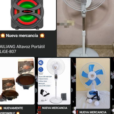 Olla Reina, arrocera, olla electrica, cocina de gas, cafetera electrica, microondas, sandwichera, ventilador recargable. - Img 118767792