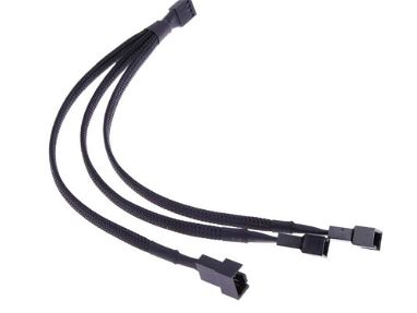 Cable divisor ventilador PC PWM 4 pin fan splitter - Img 56615343