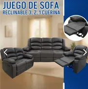 Juego de sofás y butaca de alta calidad. Mensajería incluida - Img 50812472