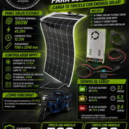 KIT COMPLETO DE PANEL SOLAR PARA TRICICLOS - Img 55833859