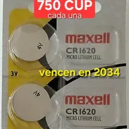 Baterías CR 1620 marca Maxell - Img 57196068