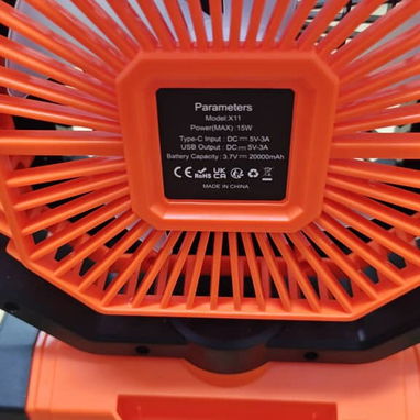 Ventiladores recargables X11 gemelos de los F6 - Img 126115104