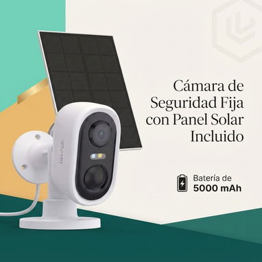 Cámara de seguridad a batería con panel solar incluido - 2/2