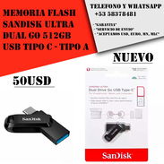 Sandisk Memory Flash Ultra Dual Go 512GB USB Tipo C - Tipo A "Nuevo Sellado" - Img 53929306