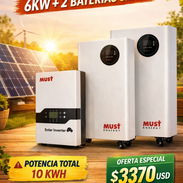 ⚡ KIT ENERGÍA 6KW + 2 BATERÍAS 5KWH (TOTAL 10KWH) - Img 55907075