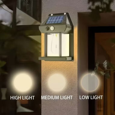 LAMPARA SOLAR PARED | LUZ SOLAR EXTERIOR | FOCO SOLAR PARED | SOLAR WALL LIGHT | LAMPARA SOLAR LED | LUZ JARDIN | LUZ PA - Img 123418937