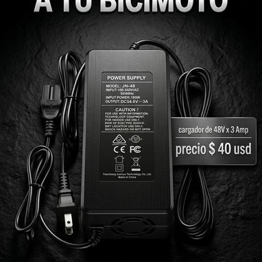 CARGADOS DE LITIHUM INTELIGENTES DISPONIBLES DE 72x5 Amp MOTO(CARGA RAPIDA) y 48x3 Amp de BICIMOTO(CARGA MEDIA)NUEVOS✨ - Img 116584892