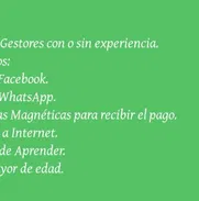 Busco Gestores para Redes Sociales - Img 50066714