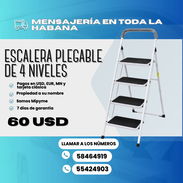 📢 ESCALERA DOMÉSTICA PLEGABLE DE 4 NIVELES CON MANIJA ACOLCHADA 💲 Precio: 60 USD - Img 55618318