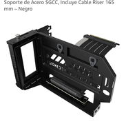 🎮 Soporte Vertical Cooler Master V3 Negro para Tarjeta Gráfica + Cable PCIe 4.0 - para PC Gaming 🖥️ - Img 58092076