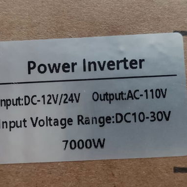 Inversor XUYUAN® 12/24v DC-110v AC – $140 USD - Img 123408552