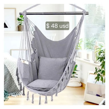 HAMACAS TIPO ASIENTO, ESTILO BOHEMIO - 4/5