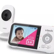 Cámara - Monitor de bebé - VTech//Pantalla LCD de 2.8" a color//puedes escuchar y hablarle al bebé//Visión Nocturna/New - Img 50202983