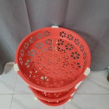 Organizador redondo de 3 niveles con rueditas. - Img 104347506