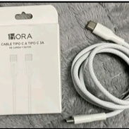 CABLE TIPO C A TIPO C CARGA RÁPIDA DE 3A (MARCA 1 HORA) - Img 54892375