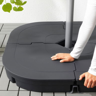 Sombrilla/parasol IKEA BAGGÖN con base SVARTÖ, nueva en caja - 3/5