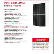 *Panel solar bifacial monocristalino marca longi* - Img 57064828