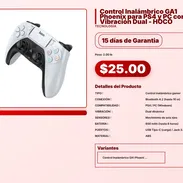 Control Inalámbrico GA1 Phoenix para PS4 y PC con Vibración Dual - HOCO . - Img 57556430