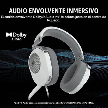 Auriculares Corsair HS65 Surround con cable - 3/4
